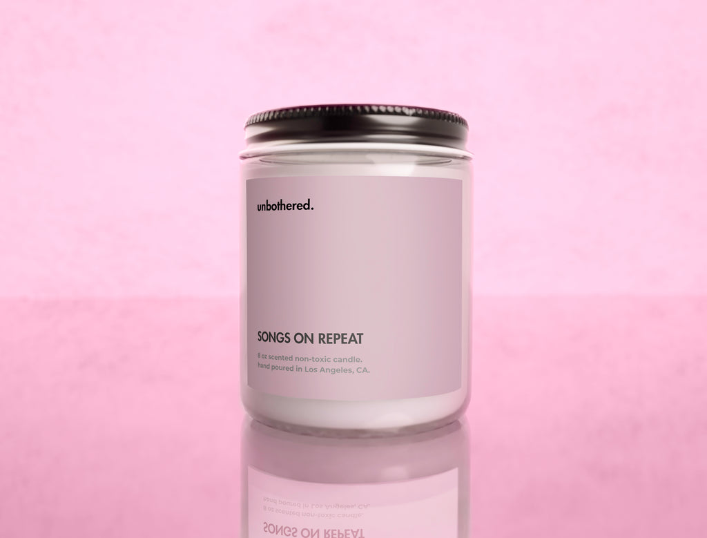 SONGS ON REPEAT CANDLE