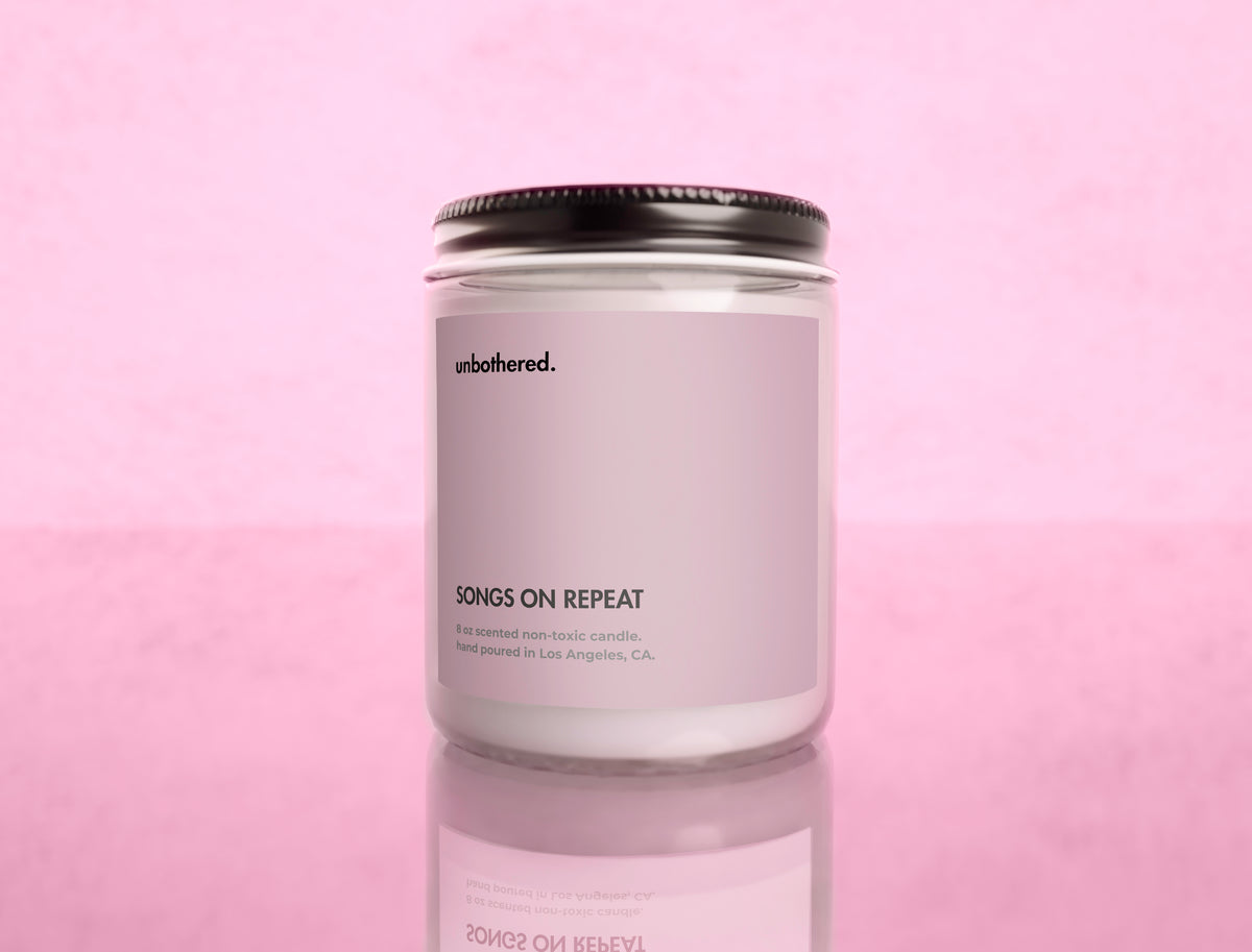 SONGS ON REPEAT CANDLE