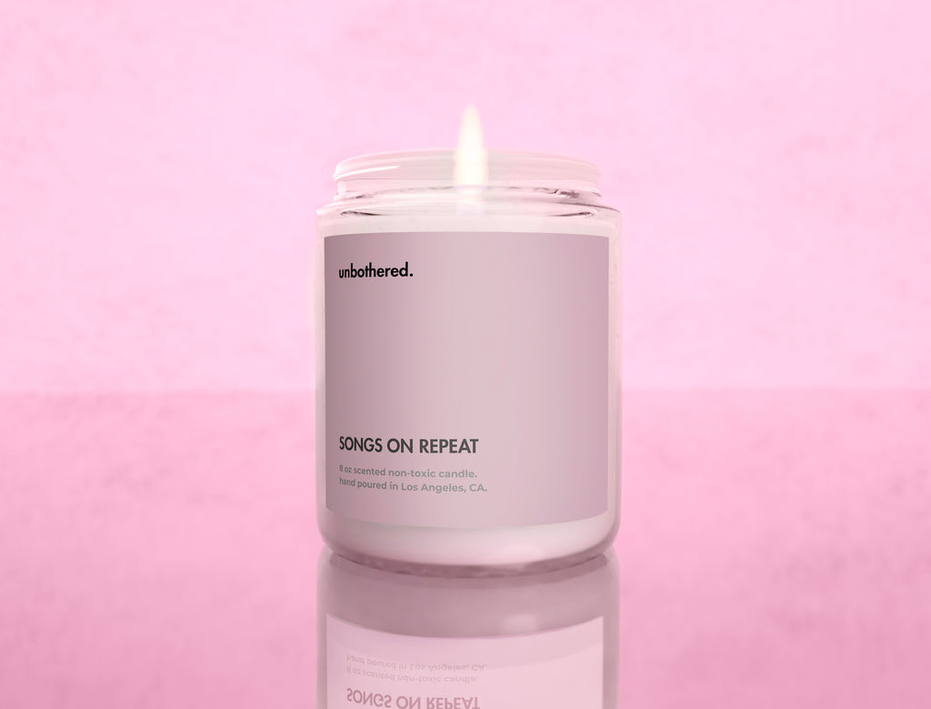 SONGS ON REPEAT CANDLE